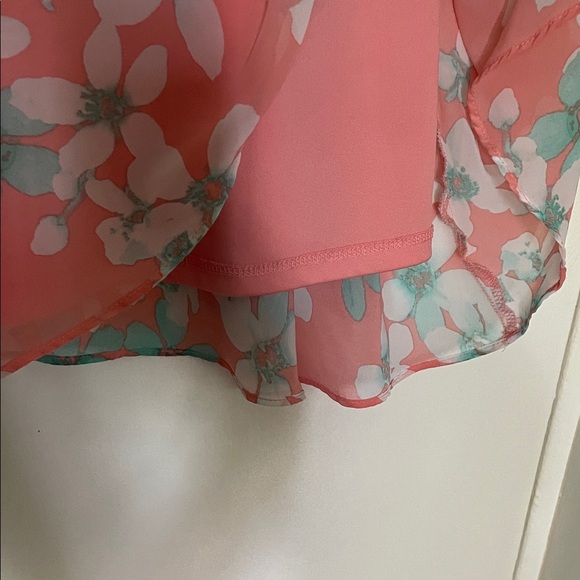 R&K Pink Floral Midi Dress - Picture 5 of 5